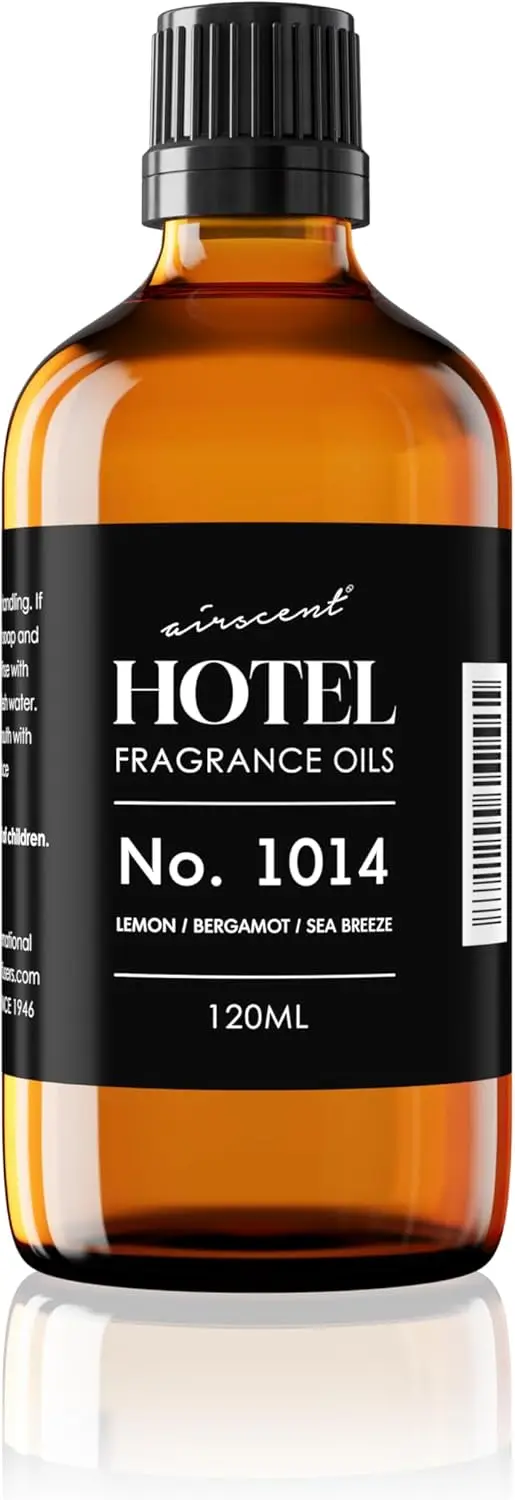 Hotel Diffuser Oil Coastal Blend 120 mL - Lemon Bergamot Sea Breeze for Ultrasonic and Waterless Diffusers, Pet-Friendly
Hotel Diffuser Oil Coastal Blend 120 mL - Lemon Bergamot Sea Breeze for Ultrasonic and Waterless Diffusers, Pet-Friendly