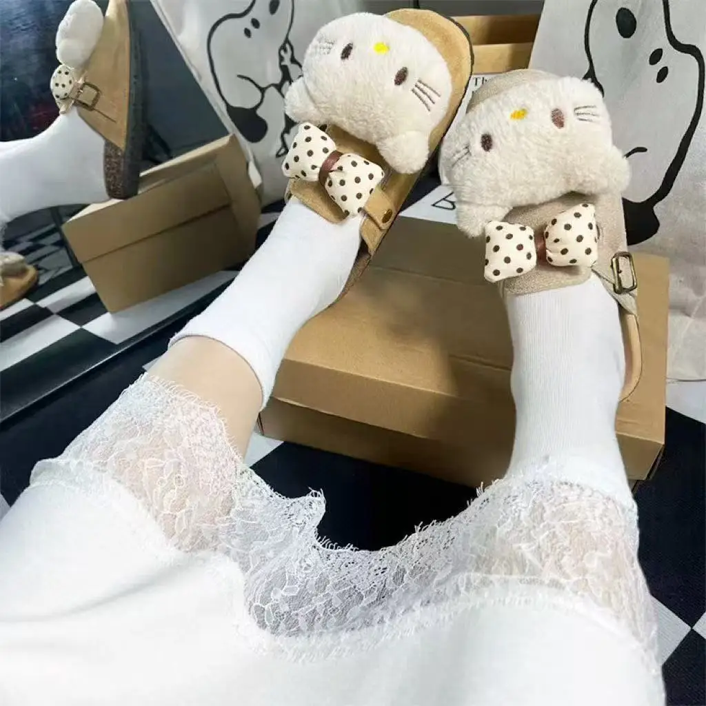 real photos 2026 summer new Sanrio hello kitty cat caroon doll sweet bow cute lovely good quality women girls fashion slippers
real photos 2026 summer new Sanrio hello kitty cat caroon doll sweet bow cute lovely good quality women girls fashion slippers
