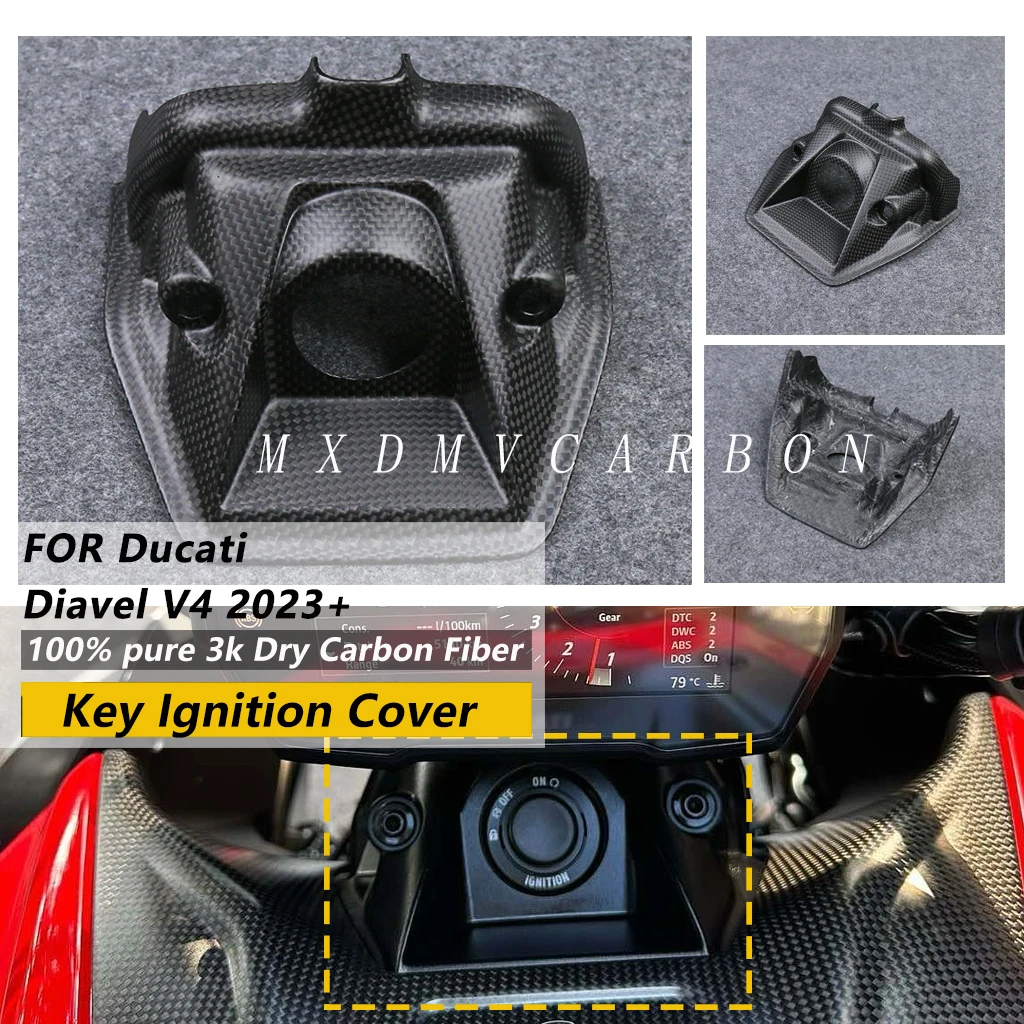 For Ducati XDiavel Diavel V4 2026 2025 2024 2023 Motorcycle Parts 100% 3K Dry Carbon Fiber Key Ignition Cover Fairing Kits
For Ducati XDiavel Diavel V4 2026 2025 2024 2023 Motorcycle Parts 100% 3K Dry Carbon Fiber Key Ignition Cover Fairing Kits