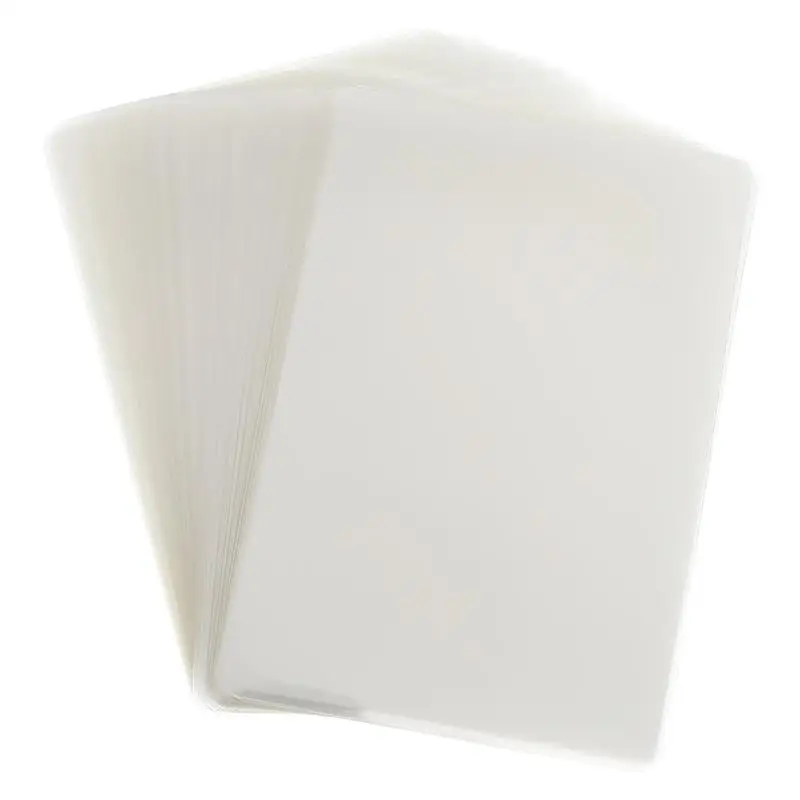 200pcs Transparent Laminator Sheets Thermal Laminating Pouches Photo Storage Plastic Sheets Laminating Paper
200pcs Transparent Laminator Sheets Thermal Laminating Pouches Photo Storage Plastic Sheets Laminating Paper
