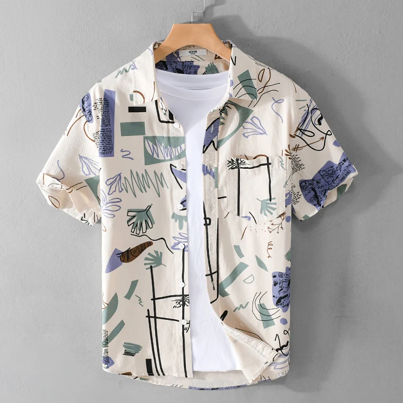 Men's Cotton Long-sleeved Shirts Brand Clothing Men's High Quality Business Short Sleeve Shirts Man Slim Fit Shirts
Men's Cotton Long-sleeved Shirts Brand Clothing Men's High Quality Business Short Sleeve Shirts Man Slim Fit Shirts