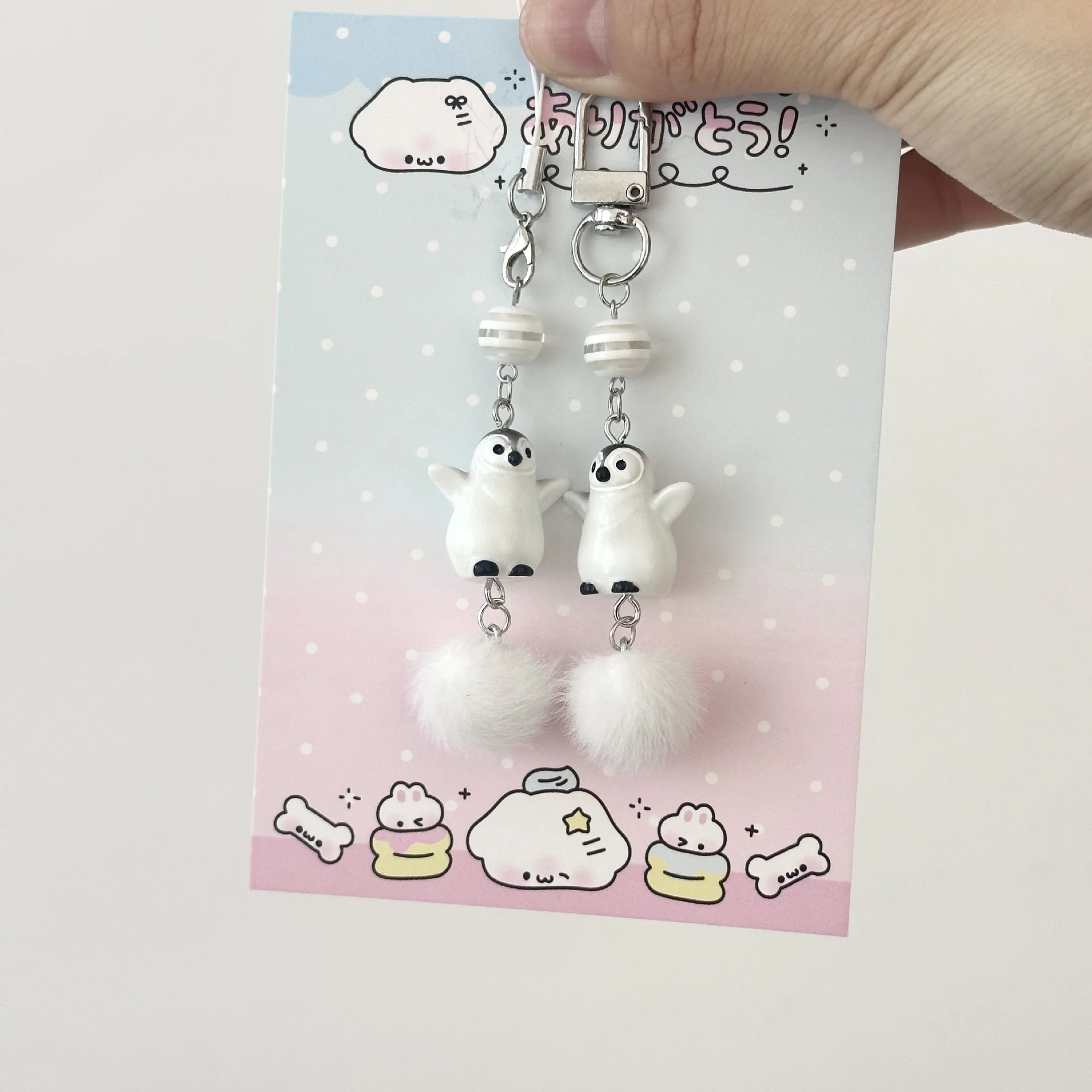 Funny Penguin Phone Strap Kawaii Animal Keychain Lanyard Bead For iPhone Hanging Rope Friend Bestie Gift Phone Accessories
Funny Penguin Phone Strap Kawaii Animal Keychain Lanyard Bead For iPhone Hanging Rope Friend Bestie Gift Phone Accessories