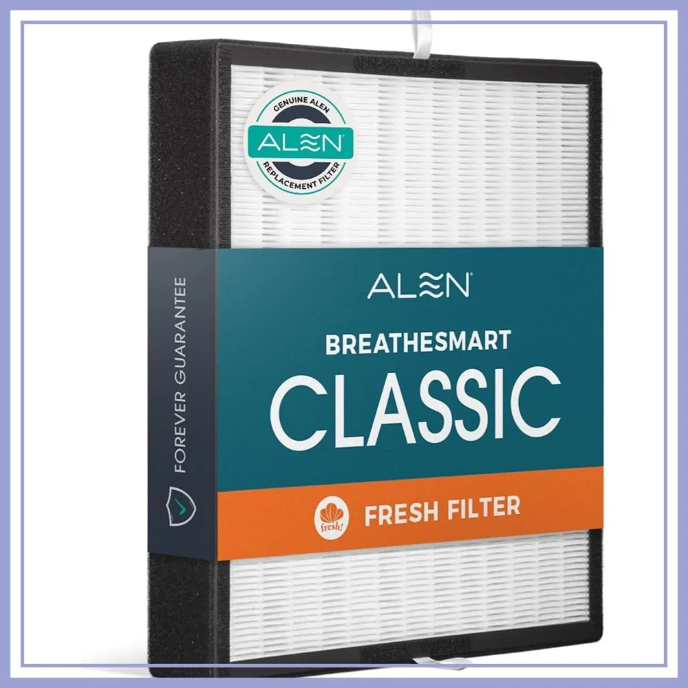 Replacement HEPA Filter for BreatheSmart Classic Air Purifier - Captures Allergens, Dust, Mold & Odors
Replacement HEPA Filter for BreatheSmart Classic Air Purifier - Captures Allergens, Dust, Mold & Odors