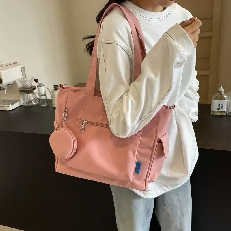 Large Capacity Tote Bag with Coin Pocket Multi-Functional Crossbody Bag for Students Multi-Functional
Large Capacity Tote Bag with Coin Pocket Multi-Functional Crossbody Bag for Students Multi-Functional