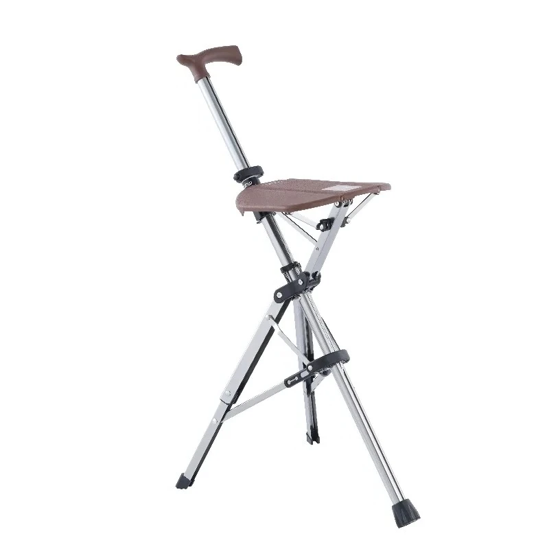 Регулируемая алюминиевая складная трость с сиденьем, 3-ножной опорой и телескопической конструкцией | Реабилитационное средство для ходьбы для пожилых людей и людей с ограниченными возможностями
Регулируемая алюминиевая складная трость с сиденьем, 3-ножной опорой и телескопической конструкцией | Реабилитационное средство для ходьбы для пожилых людей и людей с ограниченными возможностями