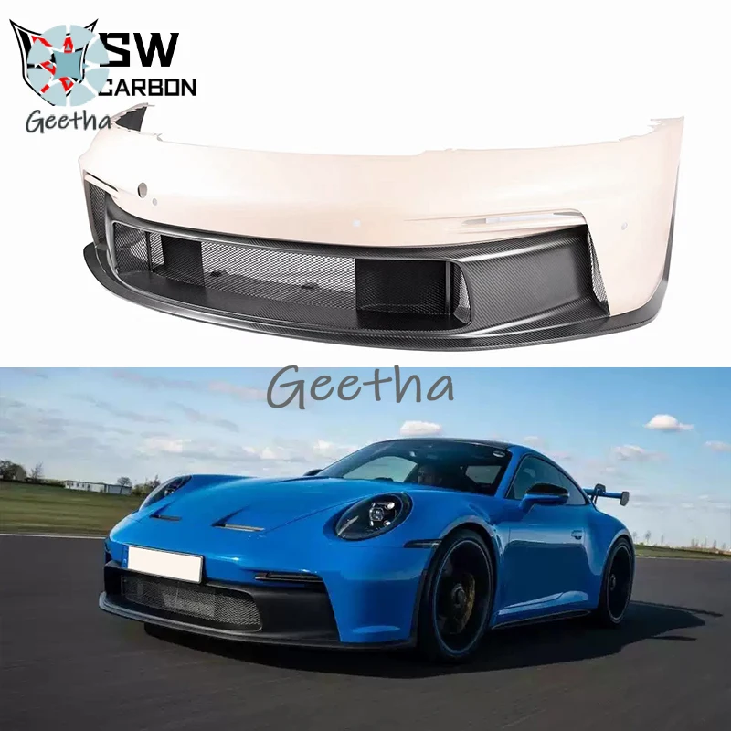 Carbon Fiber GT3 Style 911 Front Bumper for Porsche 911 992 Carrera 992.1 992.2 GT3 Style Bumper Facelift Performance Kit
Carbon Fiber GT3 Style 911 Front Bumper for Porsche 911 992 Carrera 992.1 992.2 GT3 Style Bumper Facelift Performance Kit