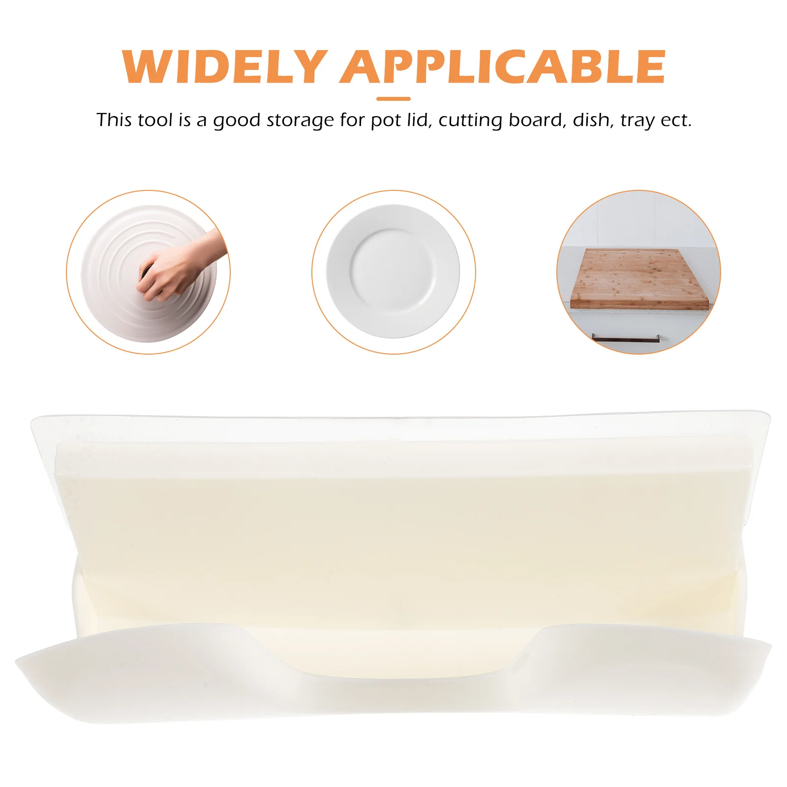 PP Cutting Board Storage Rack Seamless Stick Stickers Pot Lid Holder Pot Clip Spoon Rest Shelf Kitchen Lid Frame Multifunctional
PP Cutting Board Storage Rack Seamless Stick Stickers Pot Lid Holder Pot Clip Spoon Rest Shelf Kitchen Lid Frame Multifunctional