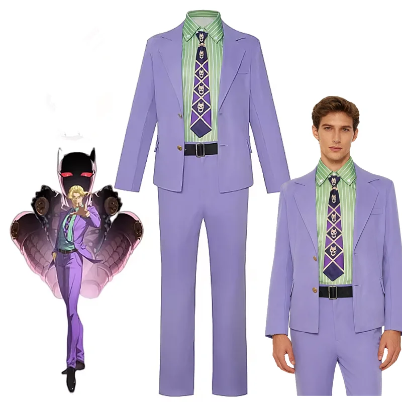 Kira Yoshikage Cosplay Anime Costume Women Men Halloween Cosplay Costumes Accessories Uniform Shirt Pants Clothes Set Halloween
Kira Yoshikage Cosplay Anime Costume Women Men Halloween Cosplay Costumes Accessories Uniform Shirt Pants Clothes Set Halloween