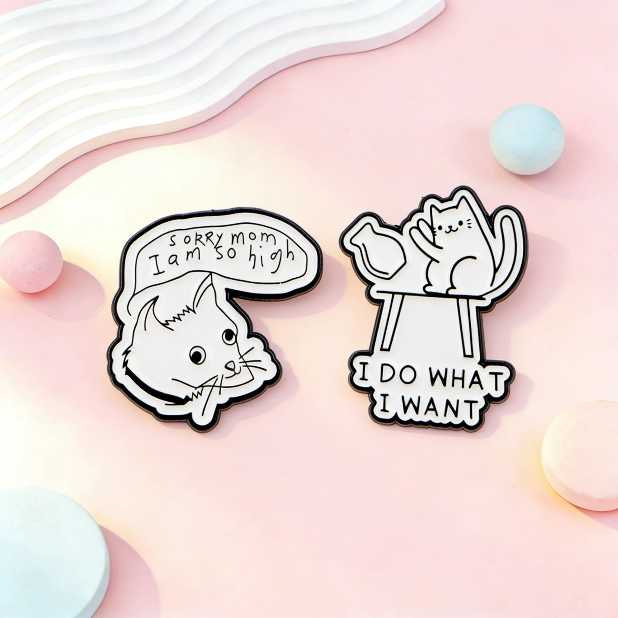 I DO WHAT I WANT Enamel Pins Cartoon Cat Brooches Badges for Backpacks Collection Gifts Couple Jewelry Cosplay Accessories
I DO WHAT I WANT Enamel Pins Cartoon Cat Brooches Badges for Backpacks Collection Gifts Couple Jewelry Cosplay Accessories