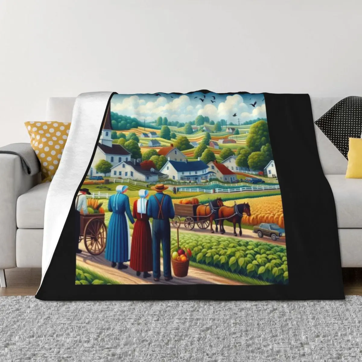 Amish 5 Throw Blanket Picnic christmas decoration warm winter Blankets Sofas Of Decoration Blankets
Amish 5 Throw Blanket Picnic christmas decoration warm winter Blankets Sofas Of Decoration Blankets
