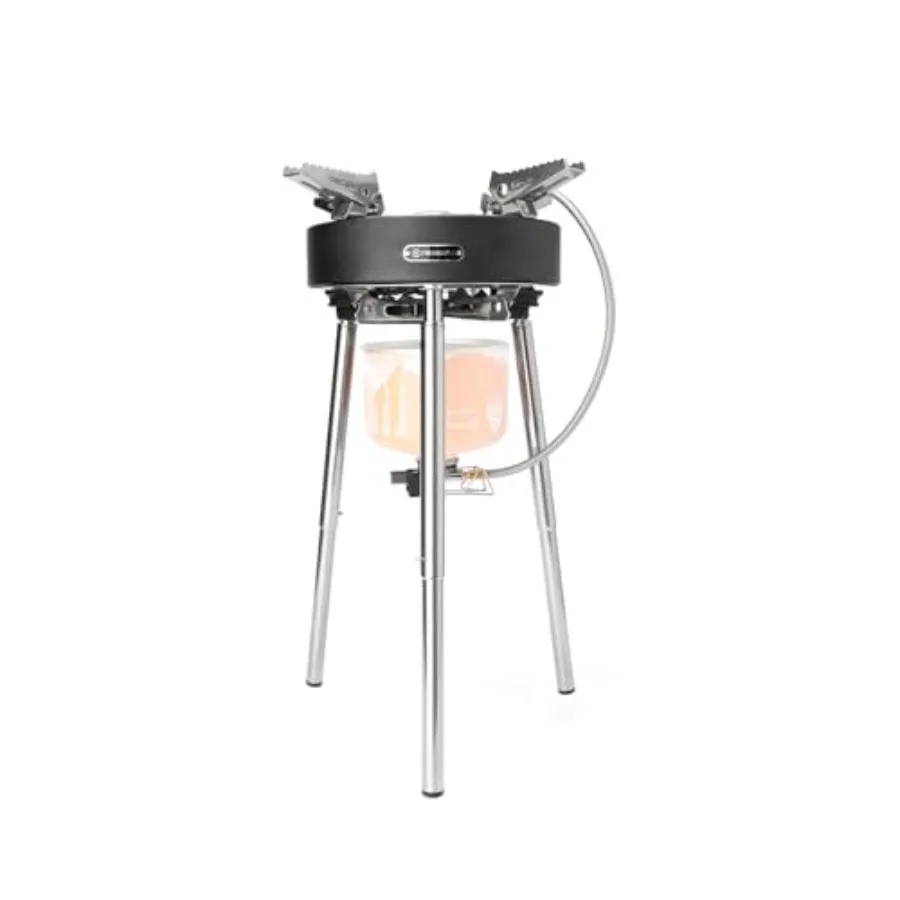 Saturn X Camping Stove - High-Power Outdoor Cooking Stove with Dual Preheating Tubes Wind-Resistant Adjustable Height and Folda
Saturn X Camping Stove - High-Power Outdoor Cooking Stove with Dual Preheating Tubes Wind-Resistant Adjustable Height and Folda
