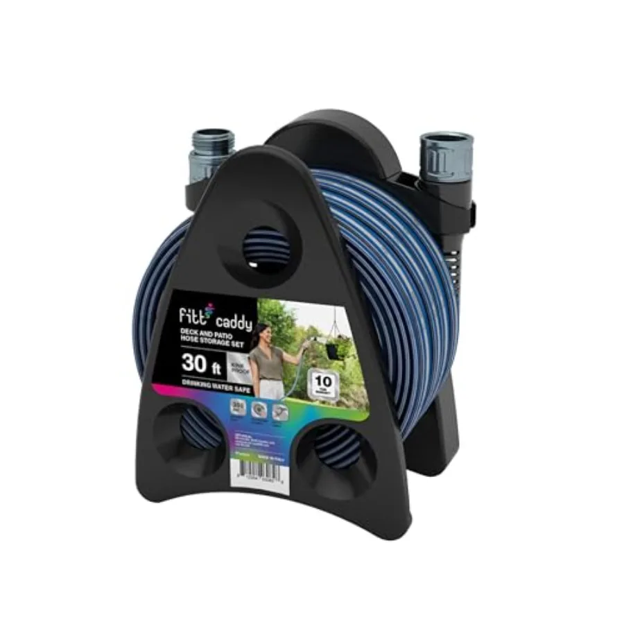 Water Hose 30ft with Caddy Multipurpose Garden Hose with Mini Hose Reel Easy to Use and Long-lasting Performance
Water Hose 30ft with Caddy Multipurpose Garden Hose with Mini Hose Reel Easy to Use and Long-lasting Performance
