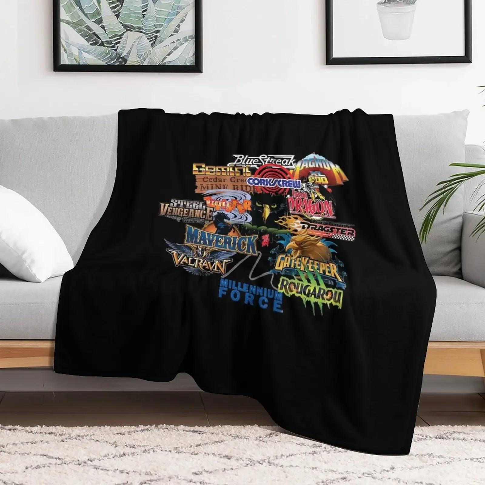 Cedar Point Roller Coaster Designer Classic T-Shirt Throw Blanket for babies Summer Fashion Sofas Plaid Blankets
Cedar Point Roller Coaster Designer Classic T-Shirt Throw Blanket for babies Summer Fashion Sofas Plaid Blankets