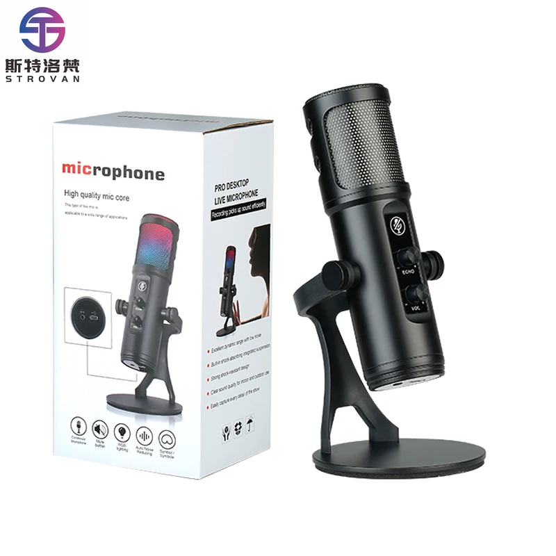 USB Noise Canceling Professional Gamer Microphone Microphone Rgb Professional Recording Microphone for Recording
USB Noise Canceling Professional Gamer Microphone Microphone Rgb Professional Recording Microphone for Recording