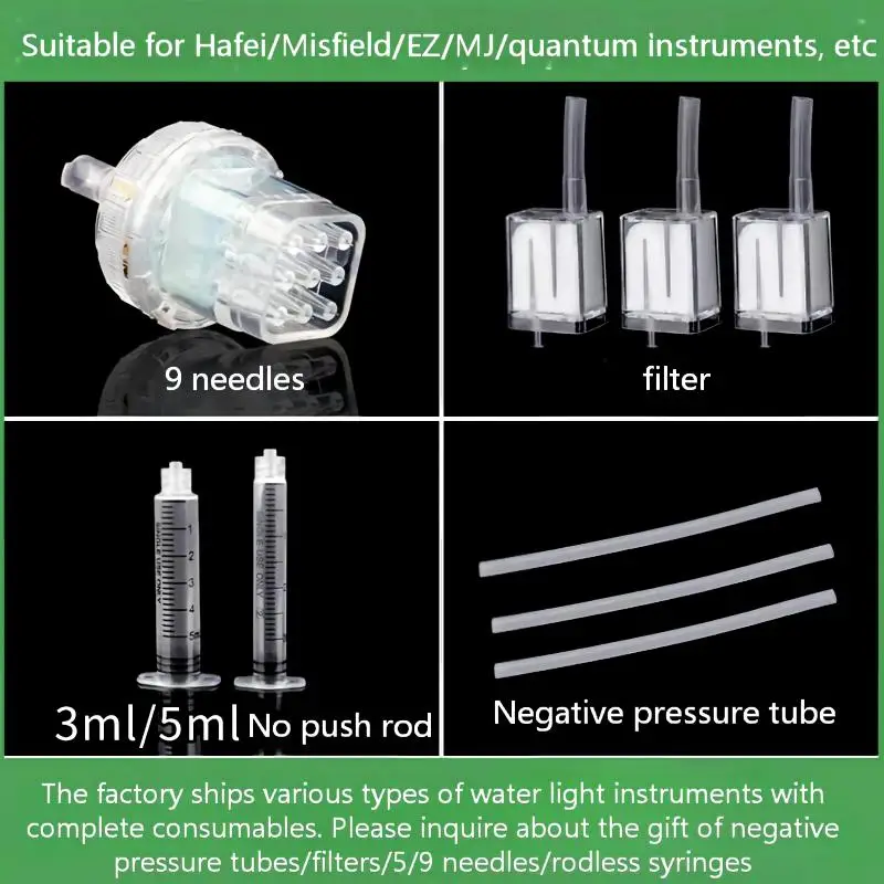 10PCS EZ Water Light Machine Cartridges Adjustable 5/9 Pin Syringe Tubes Negative Pressure Needle for Meso Gun Spa Use
10PCS EZ Water Light Machine Cartridges Adjustable 5/9 Pin Syringe Tubes Negative Pressure Needle for Meso Gun Spa Use