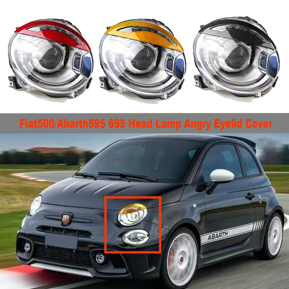 Brand New Material Dry Carbon Fiber 3K Twill And Forged Carbon Head Lamp Angry Eeylid Cover For Fiat 500 Abarth 595 695
Brand New Material Dry Carbon Fiber 3K Twill And Forged Carbon Head Lamp Angry Eeylid Cover For Fiat 500 Abarth 595 695
