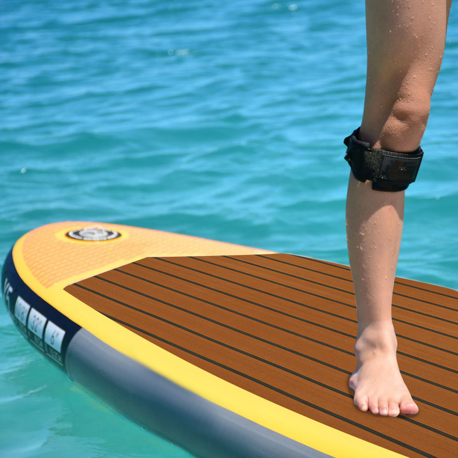 Self-Adhesive EVA Foam Teak Floor Mat 240*90*0.6cm Decorative Rug with Retro Design Waterproof Marine Flooring Pad Non-Slip RV Carpet for House ,Recreational Vehicle, Boat, Gym
Self-Adhesive EVA Foam Teak Floor Mat 240*90*0.6cm Decorative Rug with Retro Design Waterproof Marine Flooring Pad Non-Slip RV Carpet for House ,Recreational Vehicle, Boat, Gym