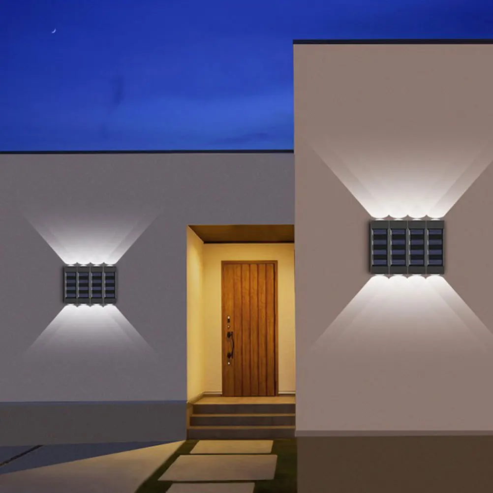 Solar Powered Wall Lamp Dual Head Outdoor Landscape Light Durable PVC Material Automatic Daytime Charge Night Lighting 
Solar Powered Wall Lamp Dual Head Outdoor Landscape Light Durable PVC Material Automatic Daytime Charge Night Lighting