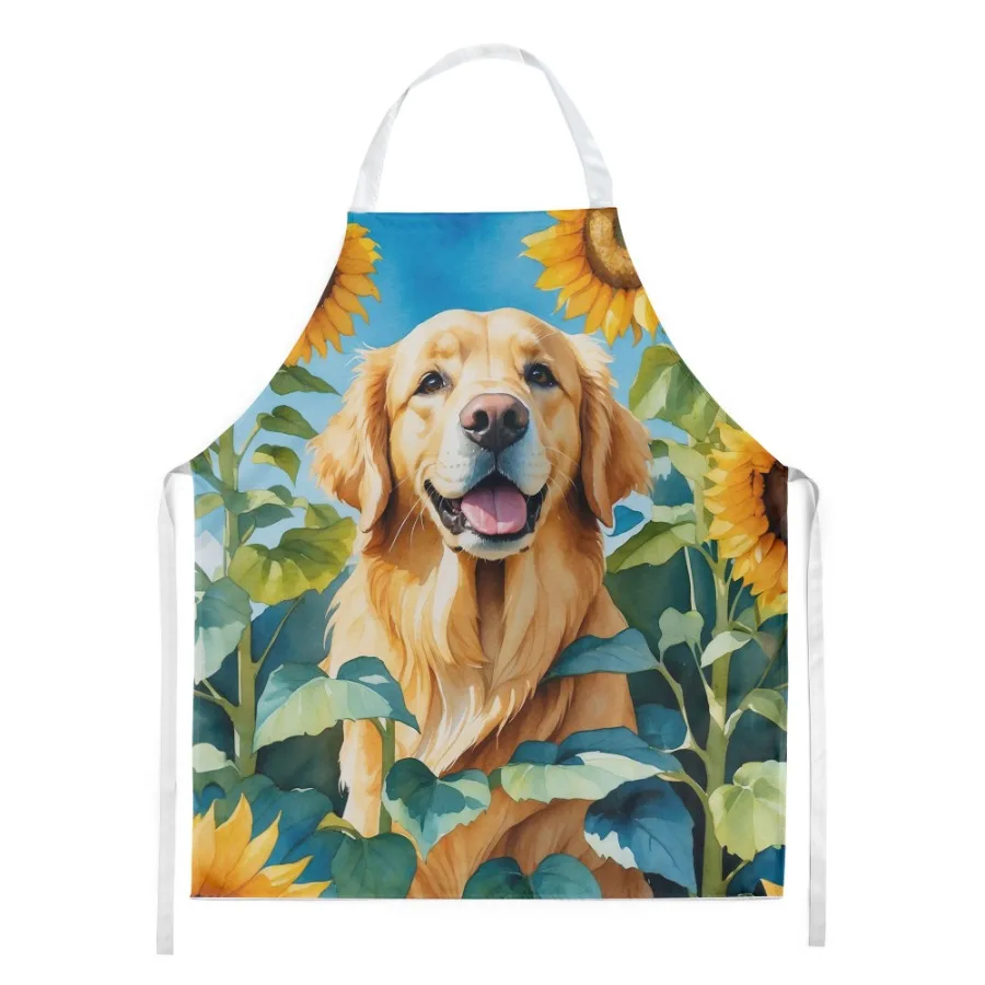 Фартук Golden Retriever в подсолнухах для приготовления пищи, кухонный сервер, выпечка, поделки, садоводство для взрослых, женщин и мужчин, унисекс, большой многоцветный
Фартук Golden Retriever в подсолнухах для приготовления пищи, кухонный сервер, выпечка, поделки, садоводство для взрослых, женщин и мужчин, унисекс, большой многоцветный