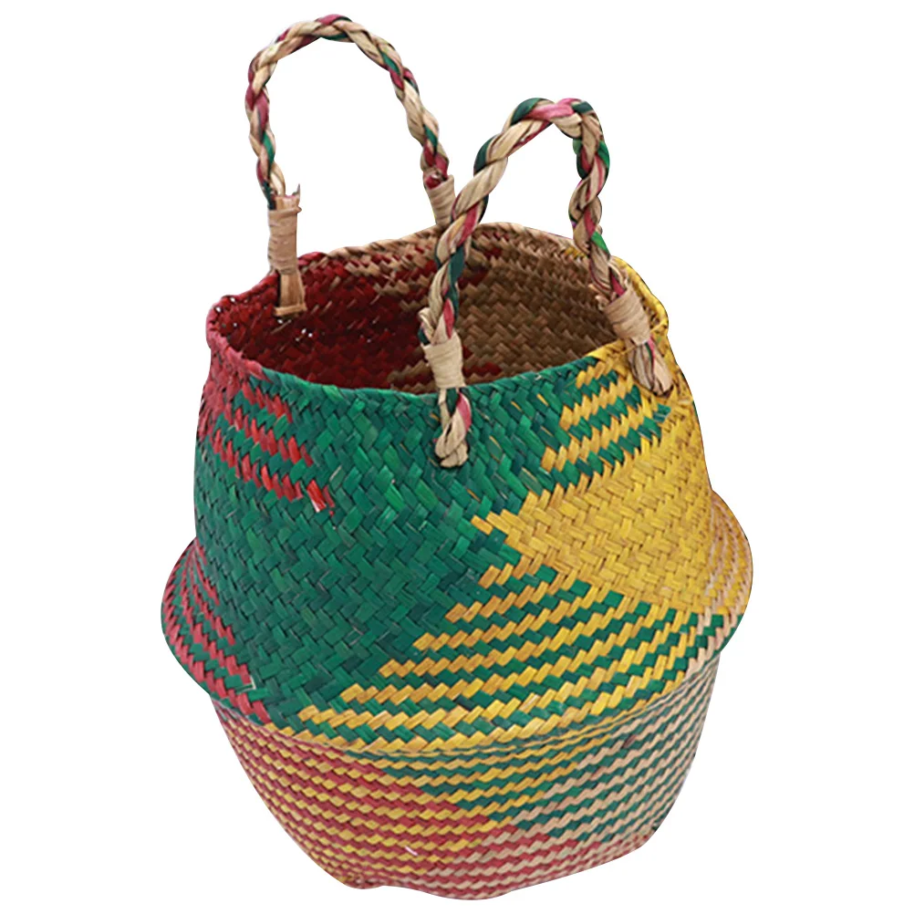 Folding Woven Basket Storage Home Office Decorative Laundry ganizer Small Sundries Holder Multi Functional
Folding Woven Basket Storage Home Office Decorative Laundry ganizer Small Sundries Holder Multi Functional