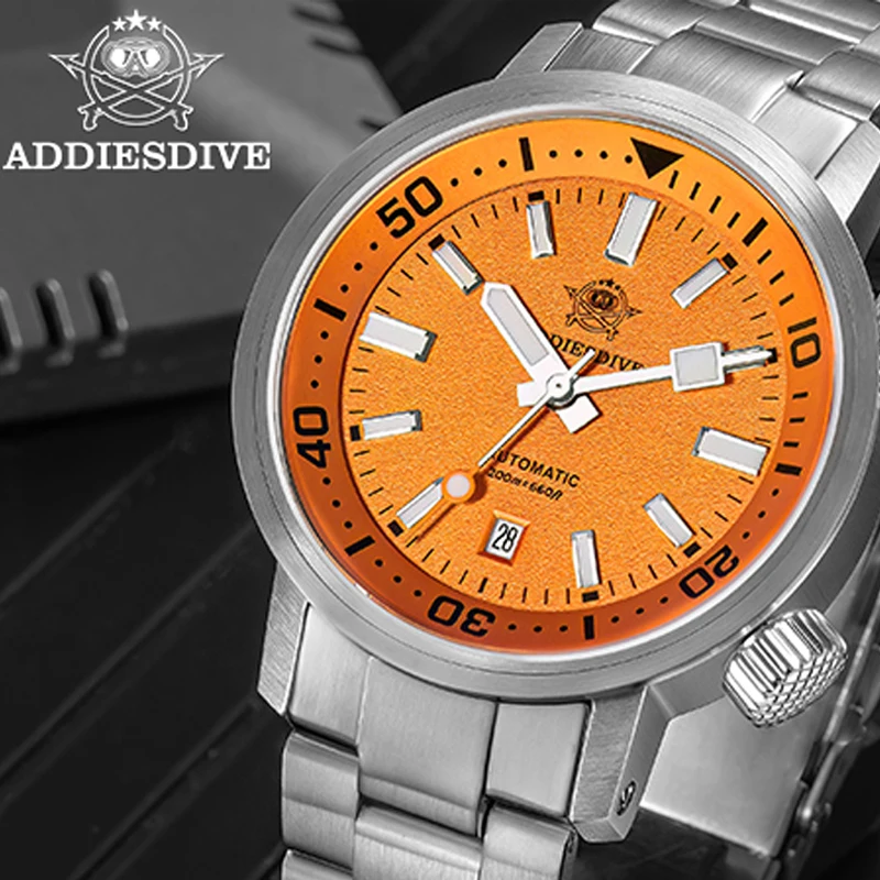 ADDIESDIVE 8215 Automatic Mechanical Watch AD2541 Sapphire Glass 200M Waterproof BGW9 Luminous Stainless Steel Men 's Dive Watch
ADDIESDIVE 8215 Automatic Mechanical Watch AD2541 Sapphire Glass 200M Waterproof BGW9 Luminous Stainless Steel Men 's Dive Watch