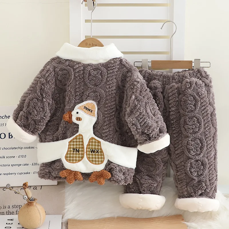 Boys 3-Layer Quilted Pajama Set, Flannel Loungewear for Toddlers & Kids Winter 2-Piece
Boys 3-Layer Quilted Pajama Set, Flannel Loungewear for Toddlers & Kids Winter 2-Piece