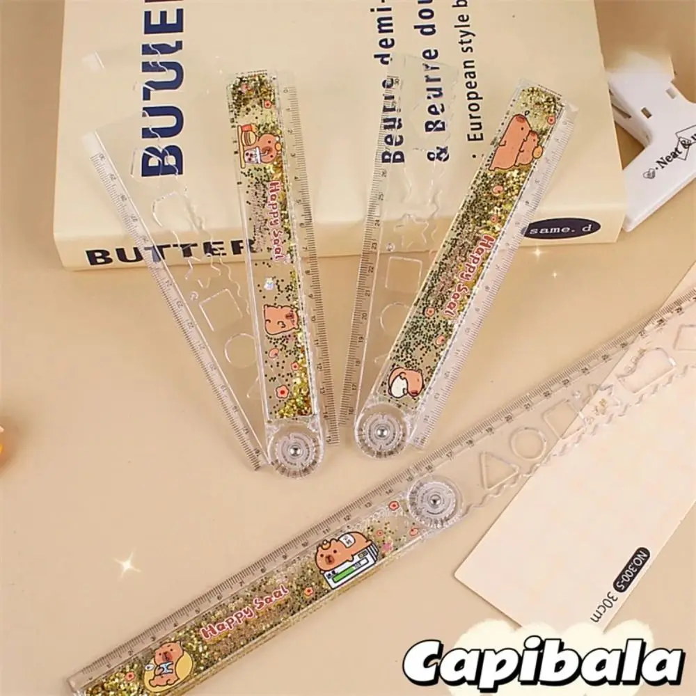 INS Capybara Folding Ruler Multifunctional 30CM Drawing Tool Cartoon Straight Ruler Measuring Ruler Student Gift Stationery
INS Capybara Folding Ruler Multifunctional 30CM Drawing Tool Cartoon Straight Ruler Measuring Ruler Student Gift Stationery