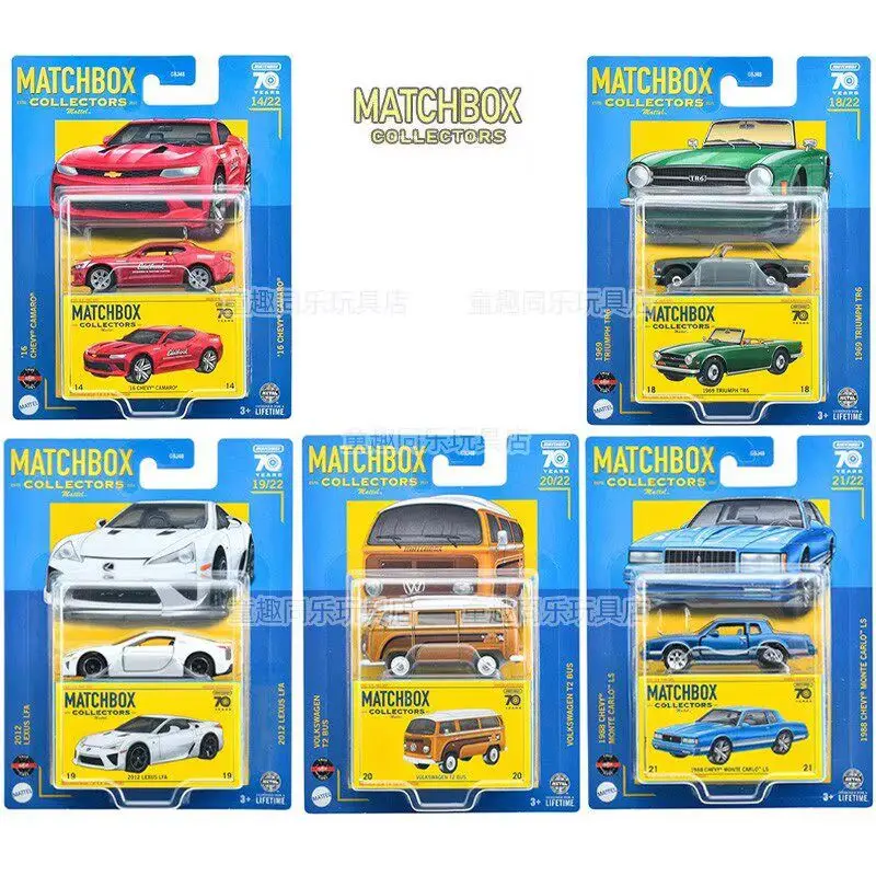 Matchbox 70th Anniversary Collector'S Edition 1:64 Diecast Alloy Car Exquisite Vehicle Model Collectible Decor Toy Birthday Gift
Matchbox 70th Anniversary Collector'S Edition 1:64 Diecast Alloy Car Exquisite Vehicle Model Collectible Decor Toy Birthday Gift