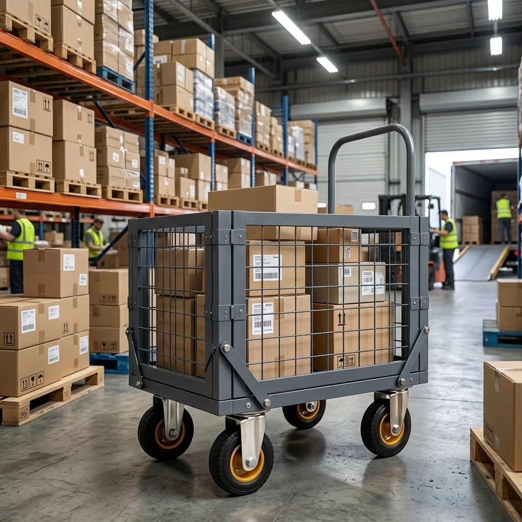 Warehouse Portable Folding Trolleys To Pull Goods Home Kitchen Storage Holder Mesh Hand Truck Cart Steel Fence Trolley
Warehouse Portable Folding Trolleys To Pull Goods Home Kitchen Storage Holder Mesh Hand Truck Cart Steel Fence Trolley