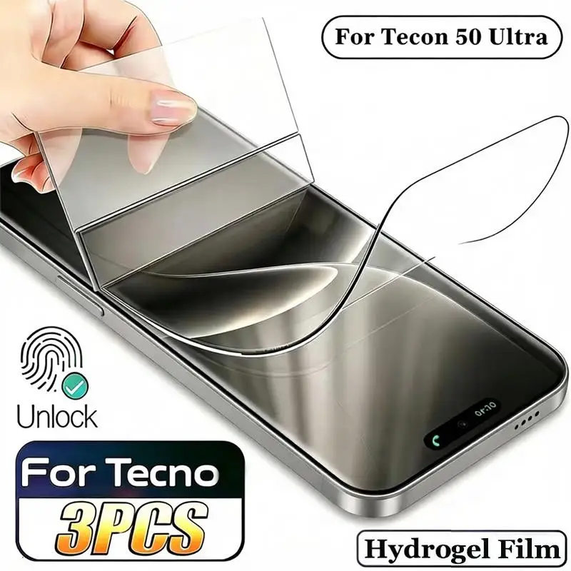 3Pcs Hydrogel Film For Tecno Camon 30s 40 50 Pro Ultra Spark 20 40 60 Pro Plus Slim Screen Protector
3Pcs Hydrogel Film For Tecno Camon 30s 40 50 Pro Ultra Spark 20 40 60 Pro Plus Slim Screen Protector