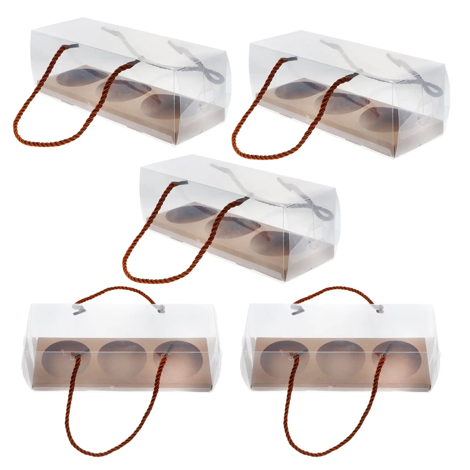 10 Pcs Paper Cup Cake Box Bride Brown Gift Bags Dessert Boxes with Lids Plastic Bakery
10 Pcs Paper Cup Cake Box Bride Brown Gift Bags Dessert Boxes with Lids Plastic Bakery