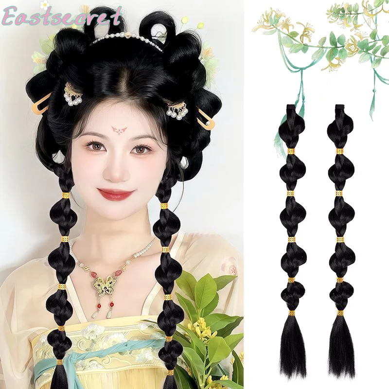 EAST Synthetic Fluffy Ponytail Comb style pair Hair Braid with Bubble Ponytail for Voluminous Cute ancient style ponytail
EAST Synthetic Fluffy Ponytail Comb style pair Hair Braid with Bubble Ponytail for Voluminous Cute ancient style ponytail