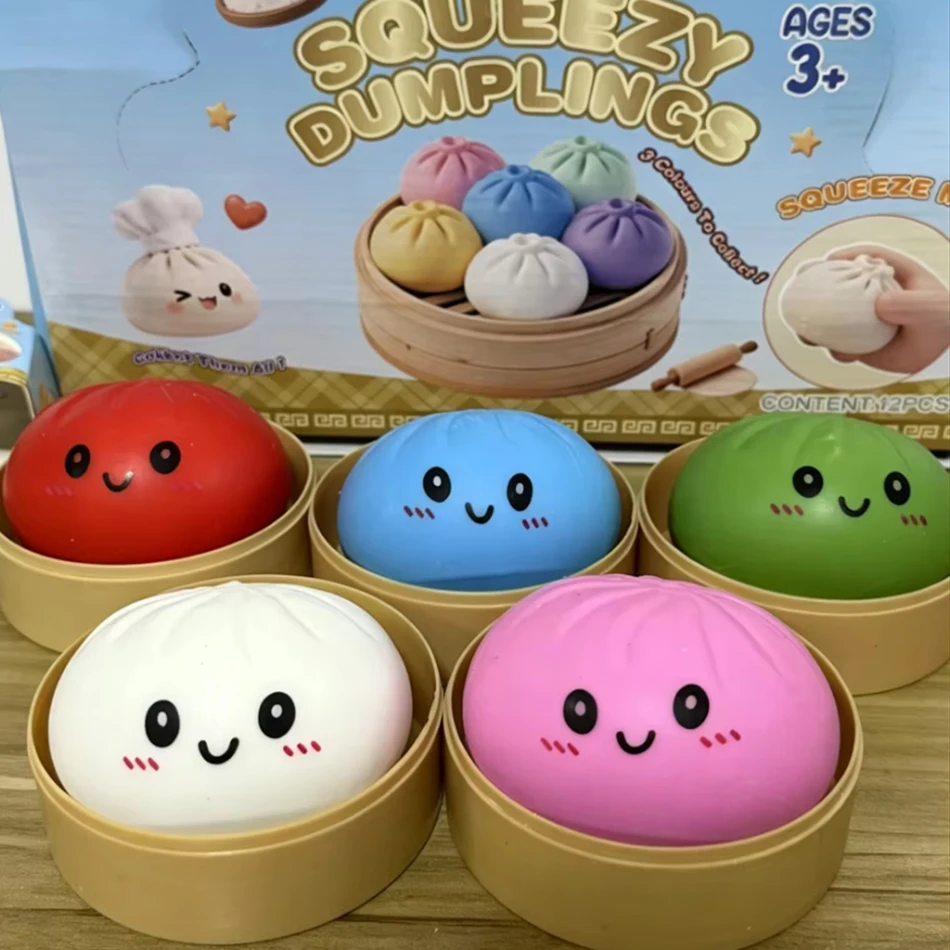 New gift fidget toy Colorful Dumpling Squishes Stress Balls Reusable Low Rebound Decompression Dough Ball Unique Home Decoration
New gift fidget toy Colorful Dumpling Squishes Stress Balls Reusable Low Rebound Decompression Dough Ball Unique Home Decoration