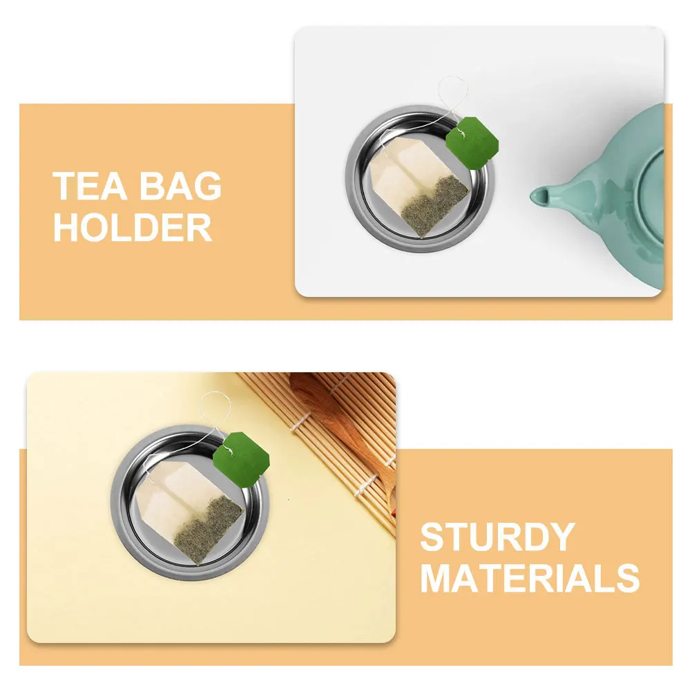 4pcs Bag Saucer Metal Tea Coaster Round Tea Bag Holder Table Decor Coffee Accessories Insulation Dish Household Organizer 
4pcs Bag Saucer Metal Tea Coaster Round Tea Bag Holder Table Decor Coffee Accessories Insulation Dish Household Organizer