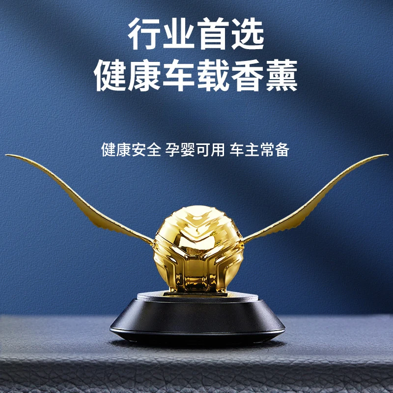 Car accessories: high-end luxury car freshener, car ornament with gold wings that glow in light, car perfume
Car accessories: high-end luxury car freshener, car ornament with gold wings that glow in light, car perfume