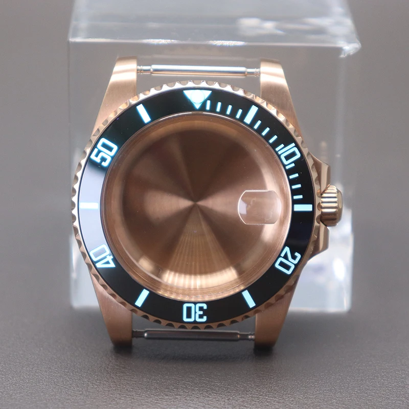 40mm Stainless Steel Watch Case C3 Luminous Ceramic Bezel For SUB Seiko NH34 NH35 NH36 NH38 Miyota8215 ETA2824 Movement Sapphire
40mm Stainless Steel Watch Case C3 Luminous Ceramic Bezel For SUB Seiko NH34 NH35 NH36 NH38 Miyota8215 ETA2824 Movement Sapphire