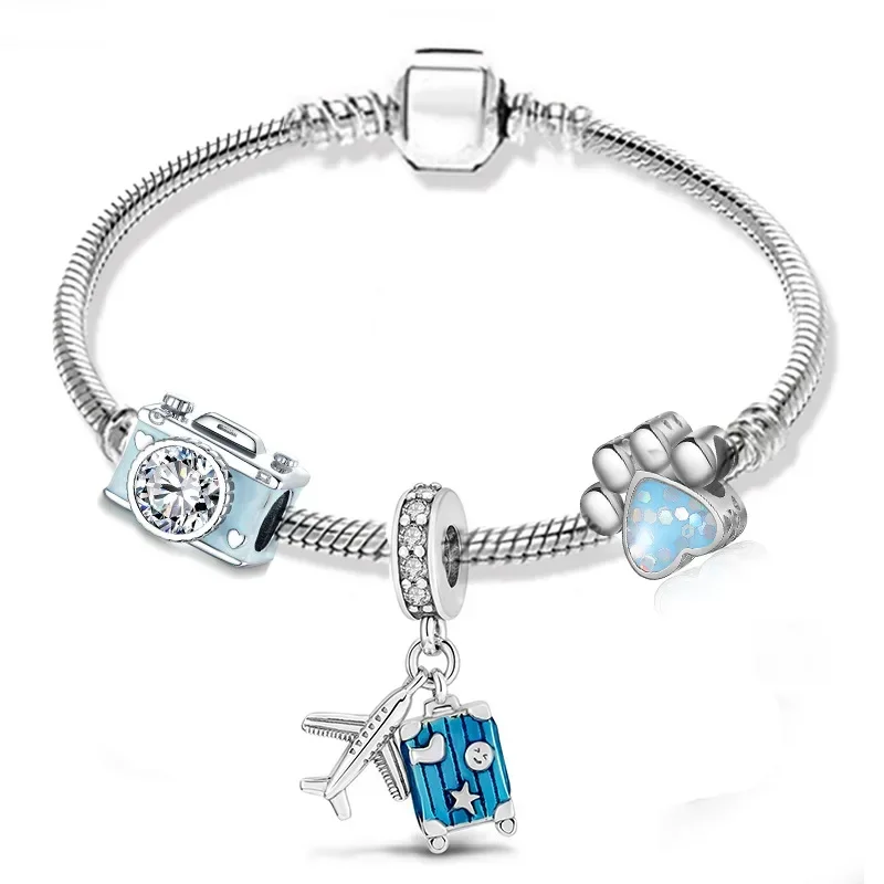 Valentine's Day Bracelet European Charm Suitable for Pandora Women's Bracelet DIY Brand Jewelry Wholesale
Valentine's Day Bracelet European Charm Suitable for Pandora Women's Bracelet DIY Brand Jewelry Wholesale