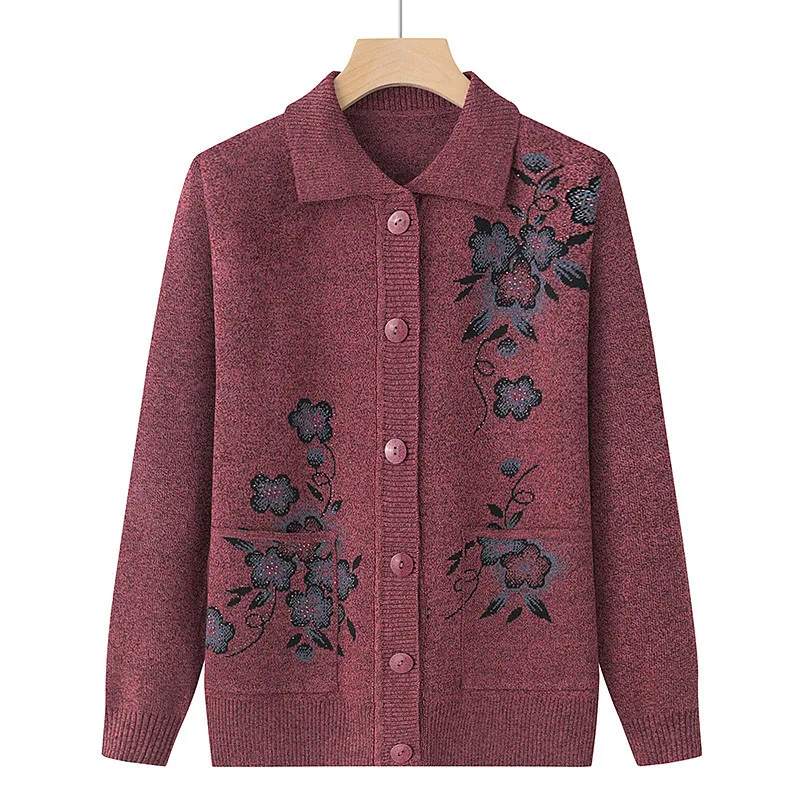 Весенне-осенний кардиган, куртка для женщин, свитер, блузка с принтом, пальто для матери среднего возраста, 2025 год, топ с длинными рукавами, женская одежда
Весенне-осенний кардиган, куртка для женщин, свитер, блузка с принтом, пальто для матери среднего возраста, 2025 год, топ с длинными рукавами, женская одежда