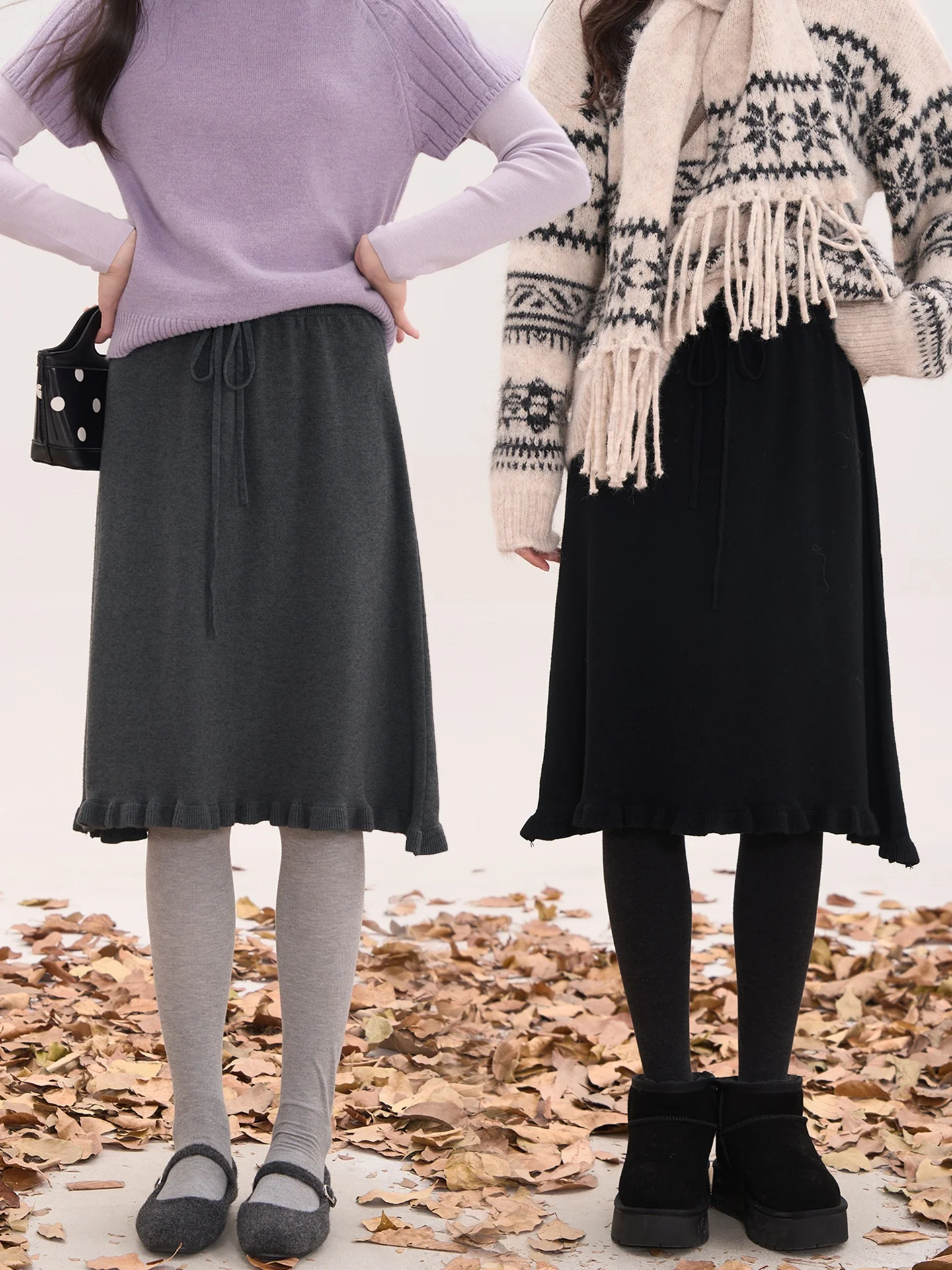 Heme Knitted A-Line Skirt Women's Winter High Waist Warm Fce Wood ain Casual Sle Date Suitable Skirt
Heme Knitted A-Line Skirt Women's Winter High Waist Warm Fce Wood ain Casual Sle Date Suitable Skirt