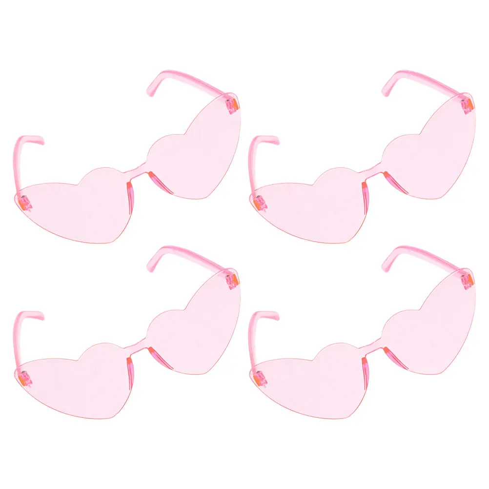 Heart Shape Sunglasses Transparent Candy Color Rimless Eyeglasses Party Photo Props Lightweight Sturdy Frames Beach Bachelorette
Heart Shape Sunglasses Transparent Candy Color Rimless Eyeglasses Party Photo Props Lightweight Sturdy Frames Beach Bachelorette