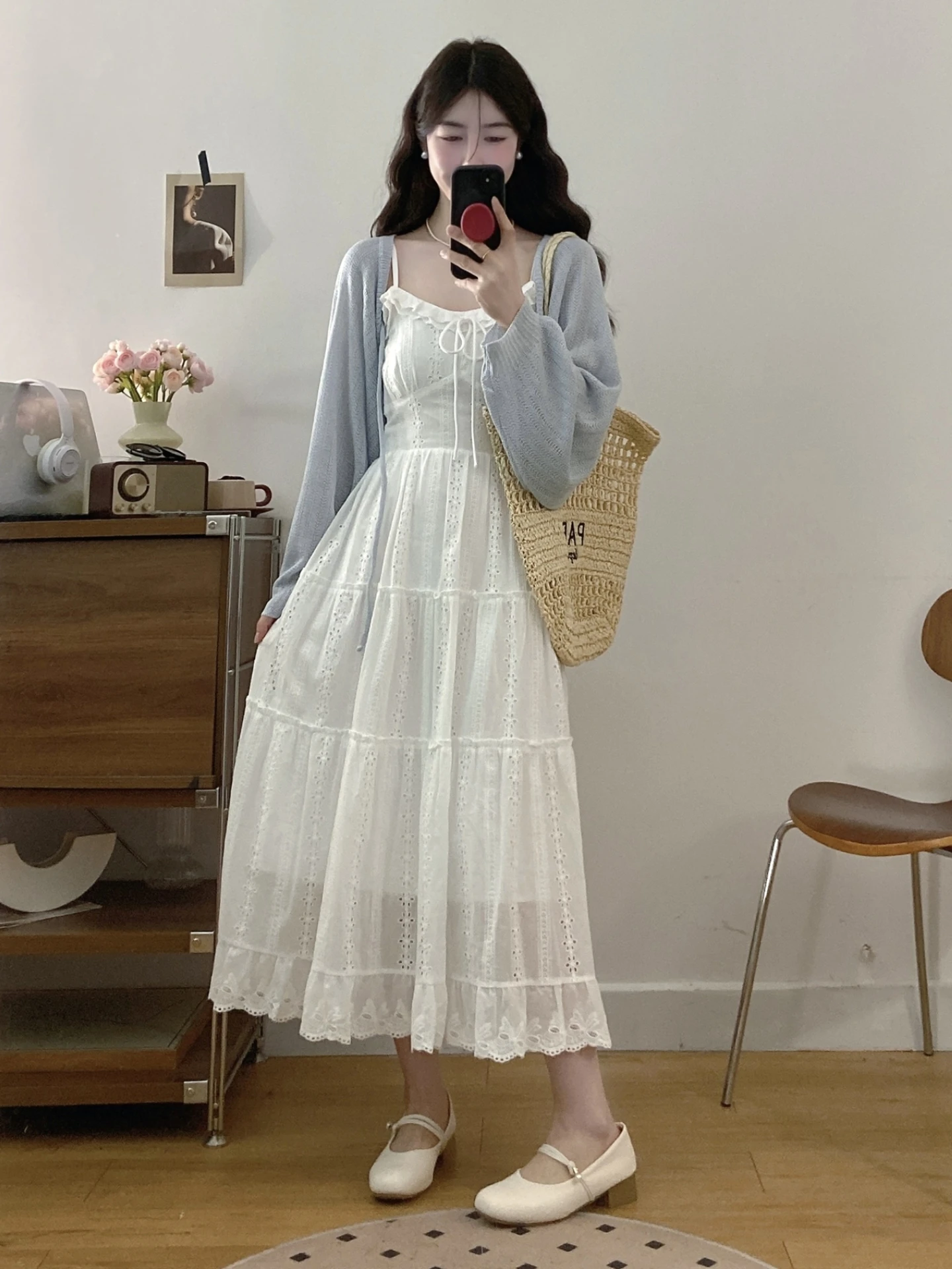 Early Spring Fashion Knitted Cardigan Sweater Dress Two-Piece Set for plus Size Women Comfortable Breathable Lightweight
Early Spring Fashion Knitted Cardigan Sweater Dress Two-Piece Set for plus Size Women Comfortable Breathable Lightweight