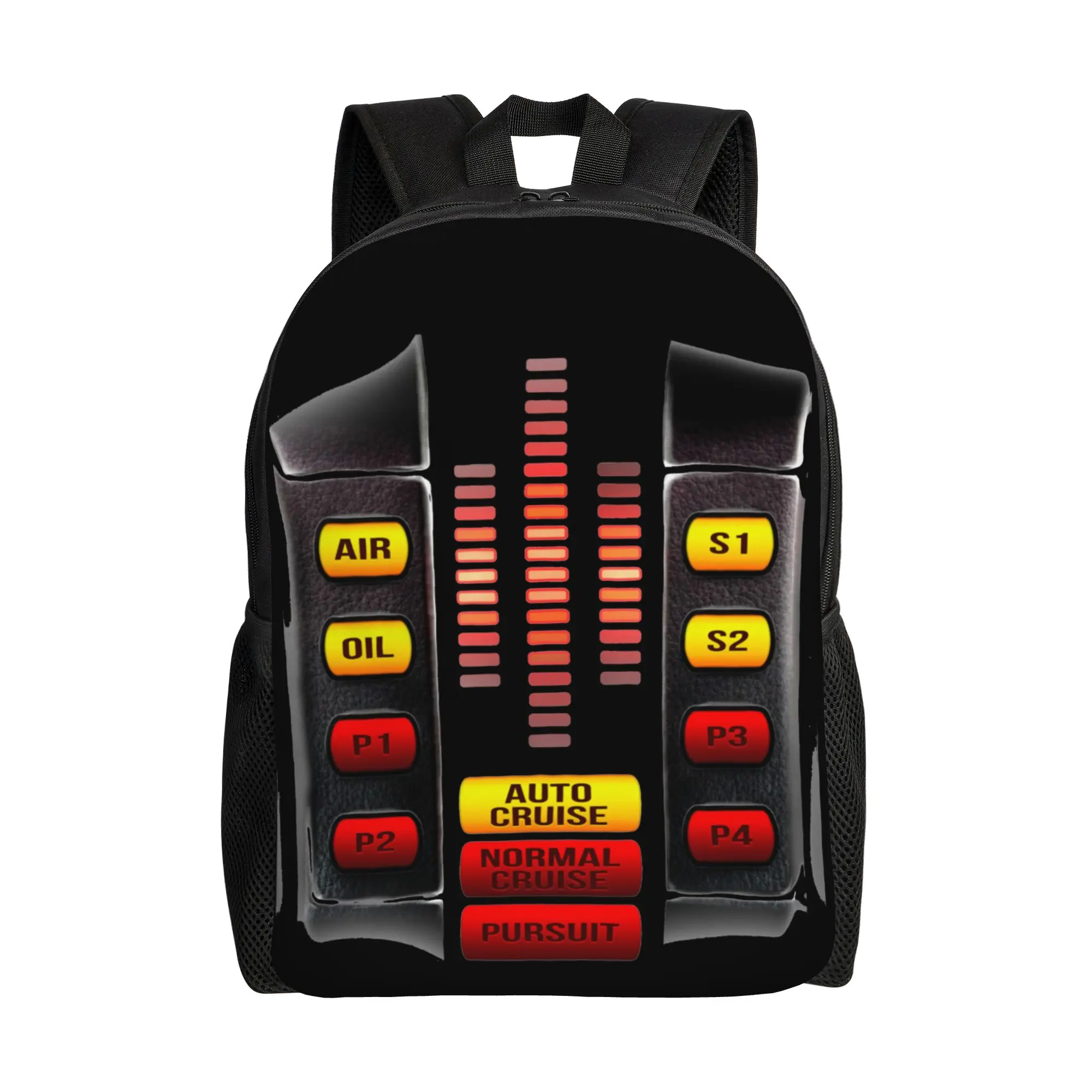 Рюкзак KITT Knight Rider для мужчин и женщин, модный студенческий рюкзак для походов и путешествий, с дизайном в стиле автомобильной панели управления, холщовая сумка для колледжа, спортивная сумка
Рюкзак KITT Knight Rider для мужчин и женщин, модный студенческий рюкзак для походов и путешествий, с дизайном в стиле автомобильной панели управления, холщовая сумка для колледжа, спортивная сумка