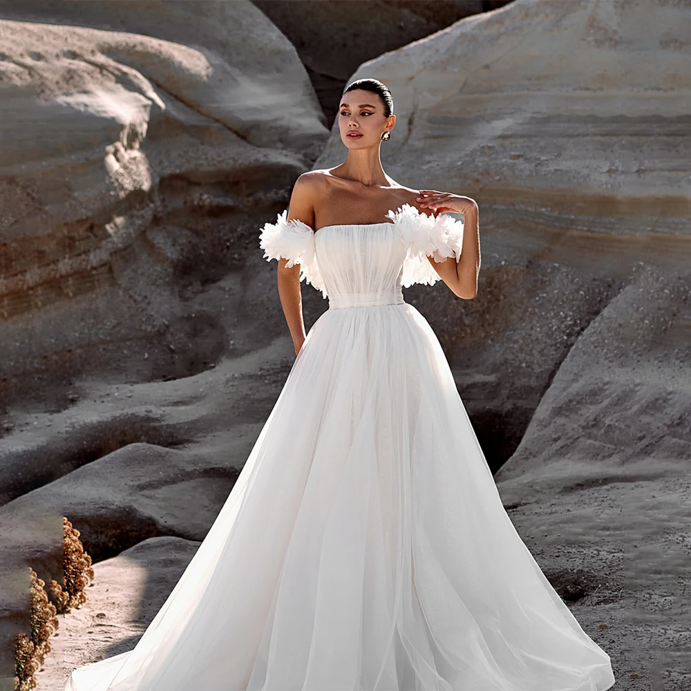 Charming Strapless Tull Wedding Dresses 2026 A Line Backless Bridal Dress For Wedding Custom Made Rode De Morrie amanda novias
Charming Strapless Tull Wedding Dresses 2026 A Line Backless Bridal Dress For Wedding Custom Made Rode De Morrie amanda novias