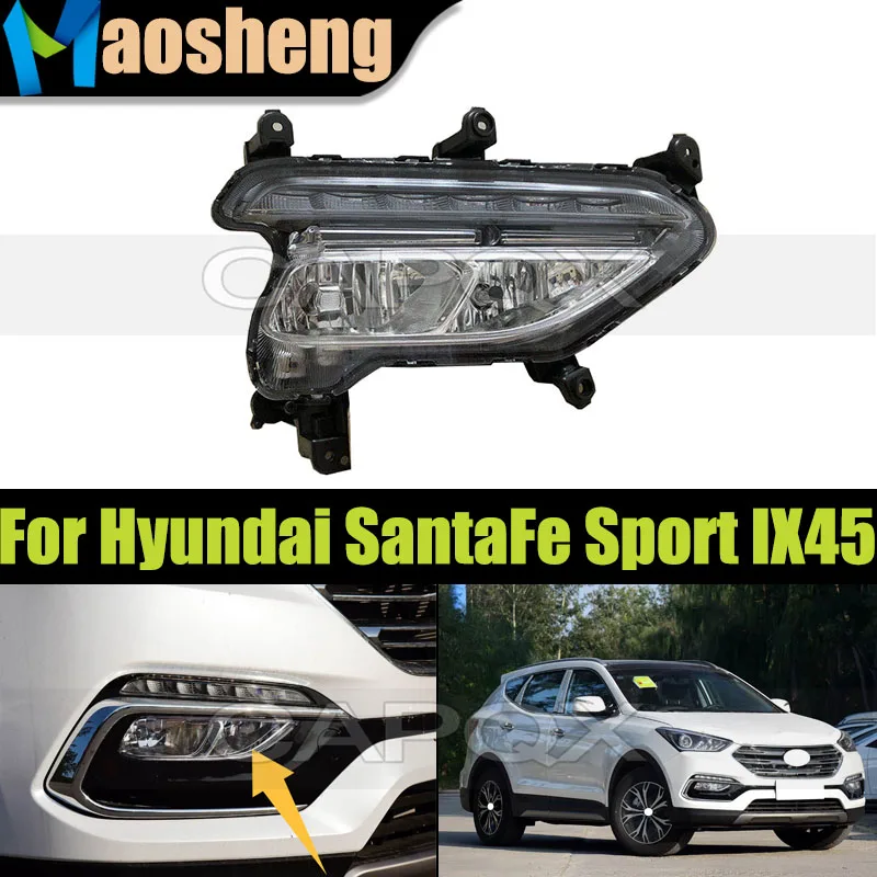 Front Bumer LED DRL For Hyundai Santa Fe Sport IX45 2016 2017 2018 Daytime Running Light Driving Lamp 922012W530 922022W530
Front Bumer LED DRL For Hyundai Santa Fe Sport IX45 2016 2017 2018 Daytime Running Light Driving Lamp 922012W530 922022W530