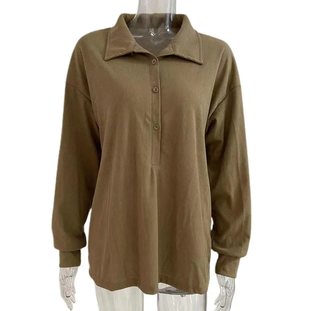 Lady Casual Top Plus Size Women's Knitted Loose Elastic Lapel Shirt with Single-breasted Solid Color Buttons Long Sleeve Daily
Lady Casual Top Plus Size Women's Knitted Loose Elastic Lapel Shirt with Single-breasted Solid Color Buttons Long Sleeve Daily