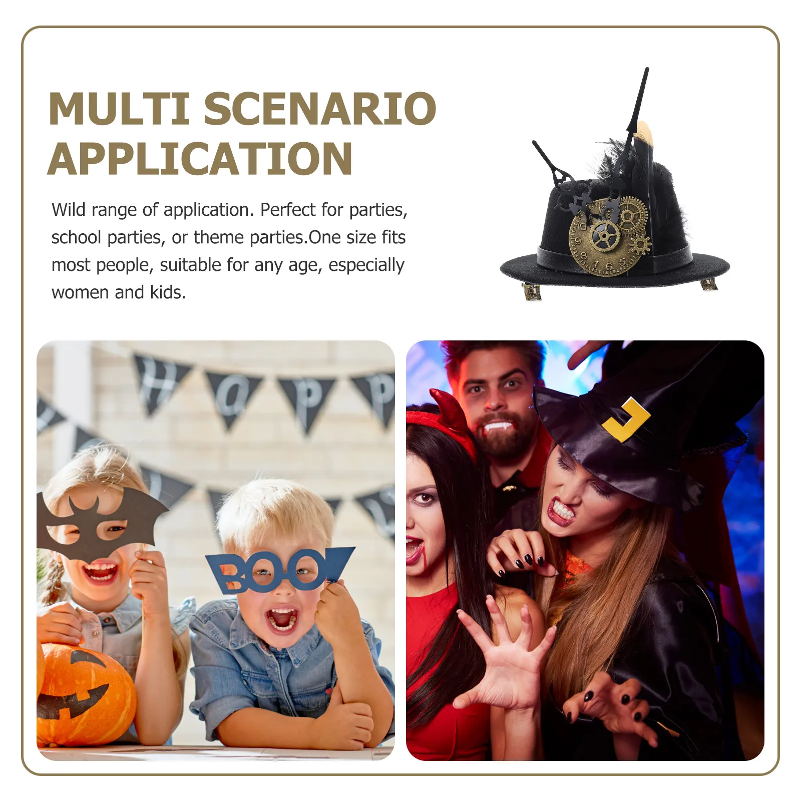 Vintage Gear Hairpin Creative Punk Style Party Accessory Retro Head Decor for Women Festival Costume Wild Application
Vintage Gear Hairpin Creative Punk Style Party Accessory Retro Head Decor for Women Festival Costume Wild Application