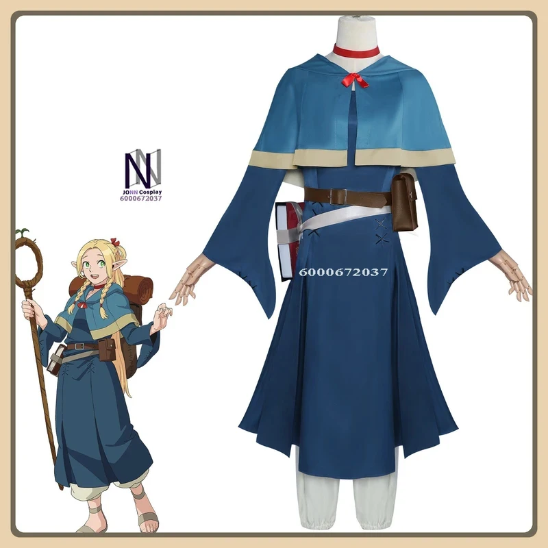 ABC123Dungeon Meshi Marilith Cosplay Costume Blue Robe Wizard Staff Hair Accessory Full Set High Quality Anime Clothes (x,3;b'2.
ABC123Dungeon Meshi Marilith Cosplay Costume Blue Robe Wizard Staff Hair Accessory Full Set High Quality Anime Clothes (x,3;b'2.