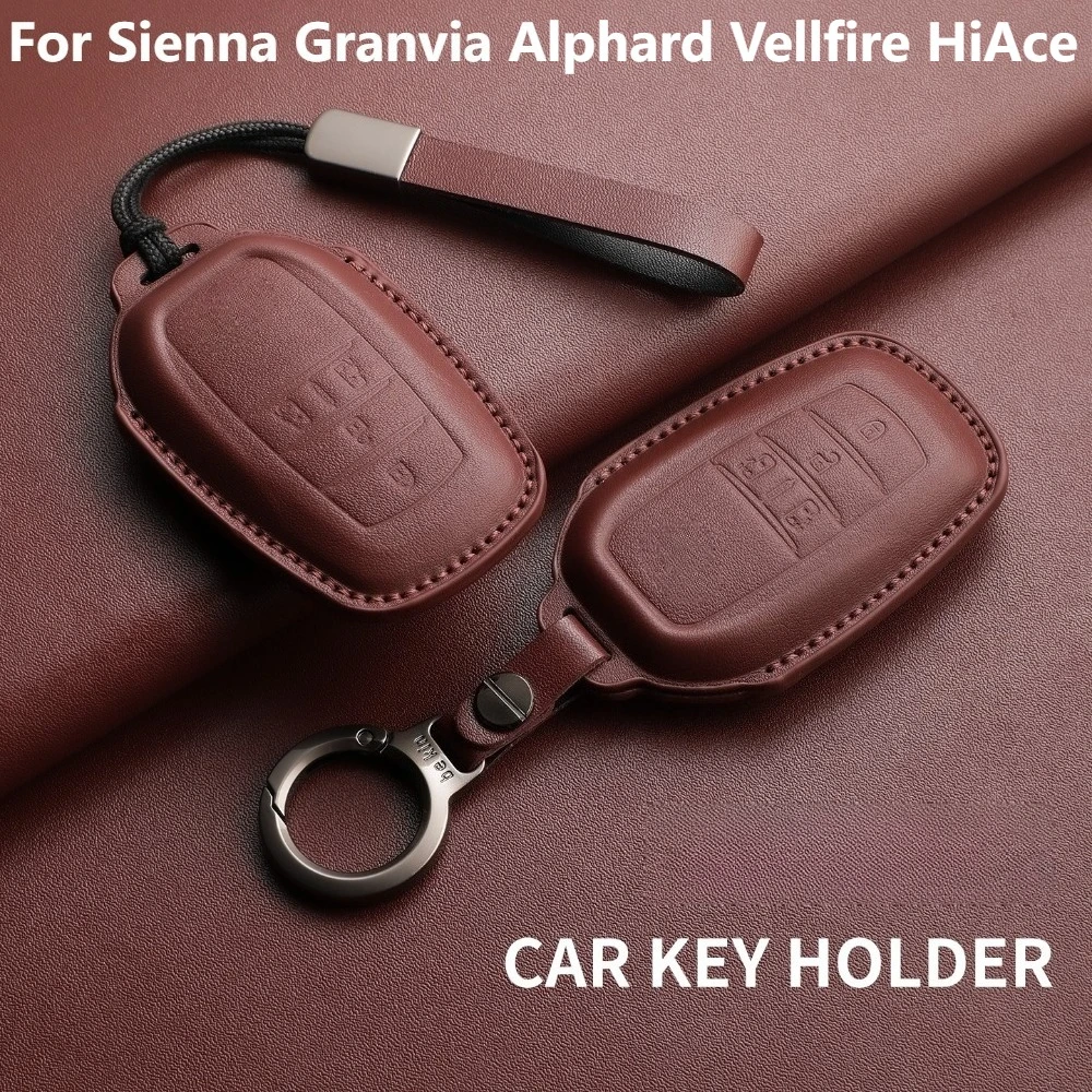 For Sienna Granvia Alphard Vellfire HiAce Leather Car Smart Key Case Protective Shell Anti-scratch Car Interior Accessories
For Sienna Granvia Alphard Vellfire HiAce Leather Car Smart Key Case Protective Shell Anti-scratch Car Interior Accessories