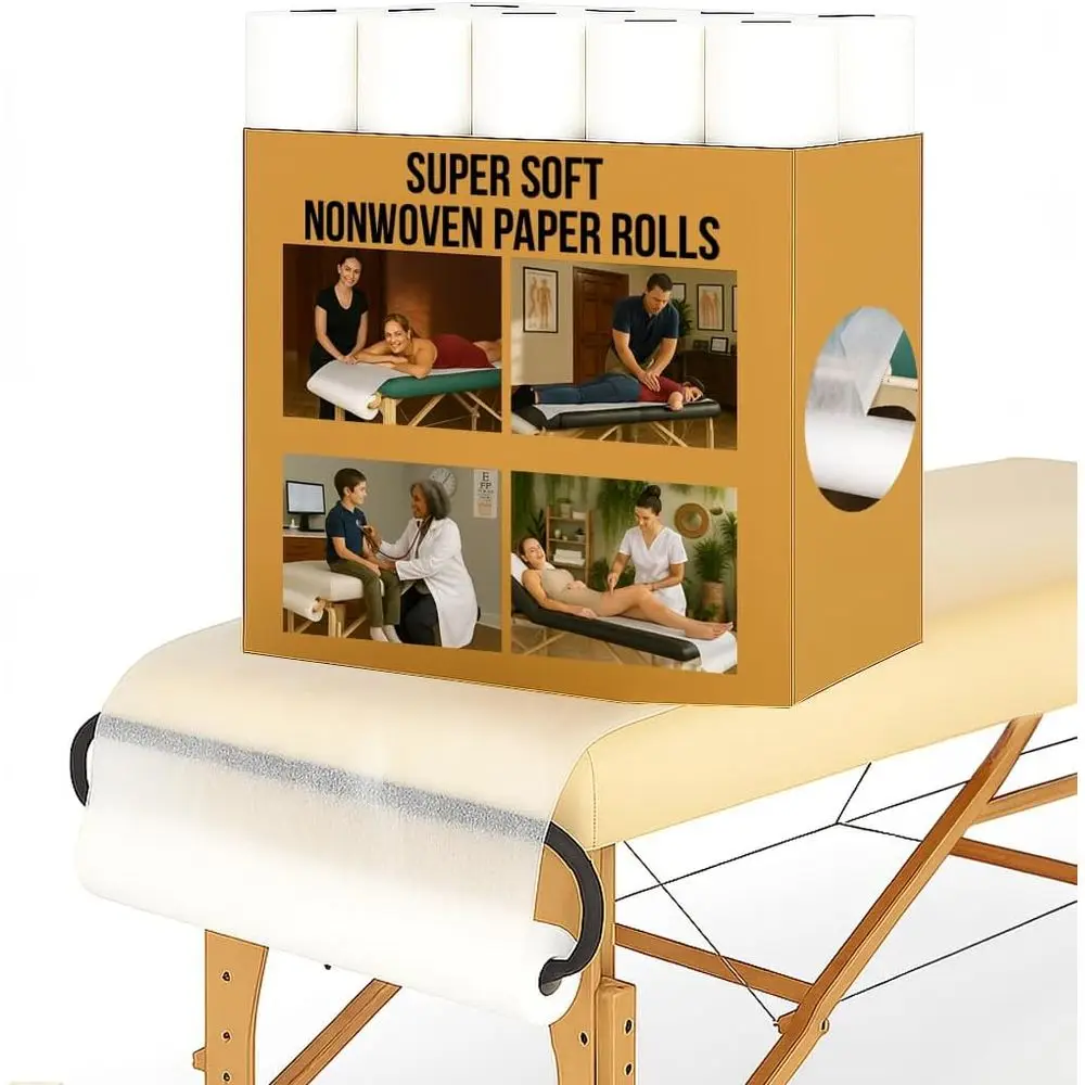 Disposable Non-Woven Massage Table Cover Roll - Perforated Pre-Cut Sheets - Ideal for Spa, Salon, Tattoo, Chiropractic, and Medi
Disposable Non-Woven Massage Table Cover Roll - Perforated Pre-Cut Sheets - Ideal for Spa, Salon, Tattoo, Chiropractic, and Medi