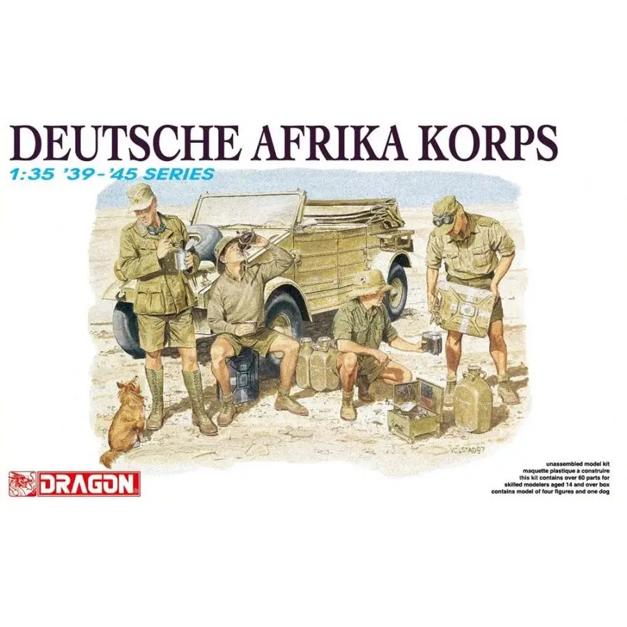 DRAGON 6063 1/35 Deutsche Afrika Korps - Scale Model Kit
DRAGON 6063 1/35 Deutsche Afrika Korps - Scale Model Kit